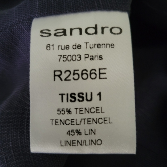 Sandro Strapless Dress Size 1 - Picture 6 of 7